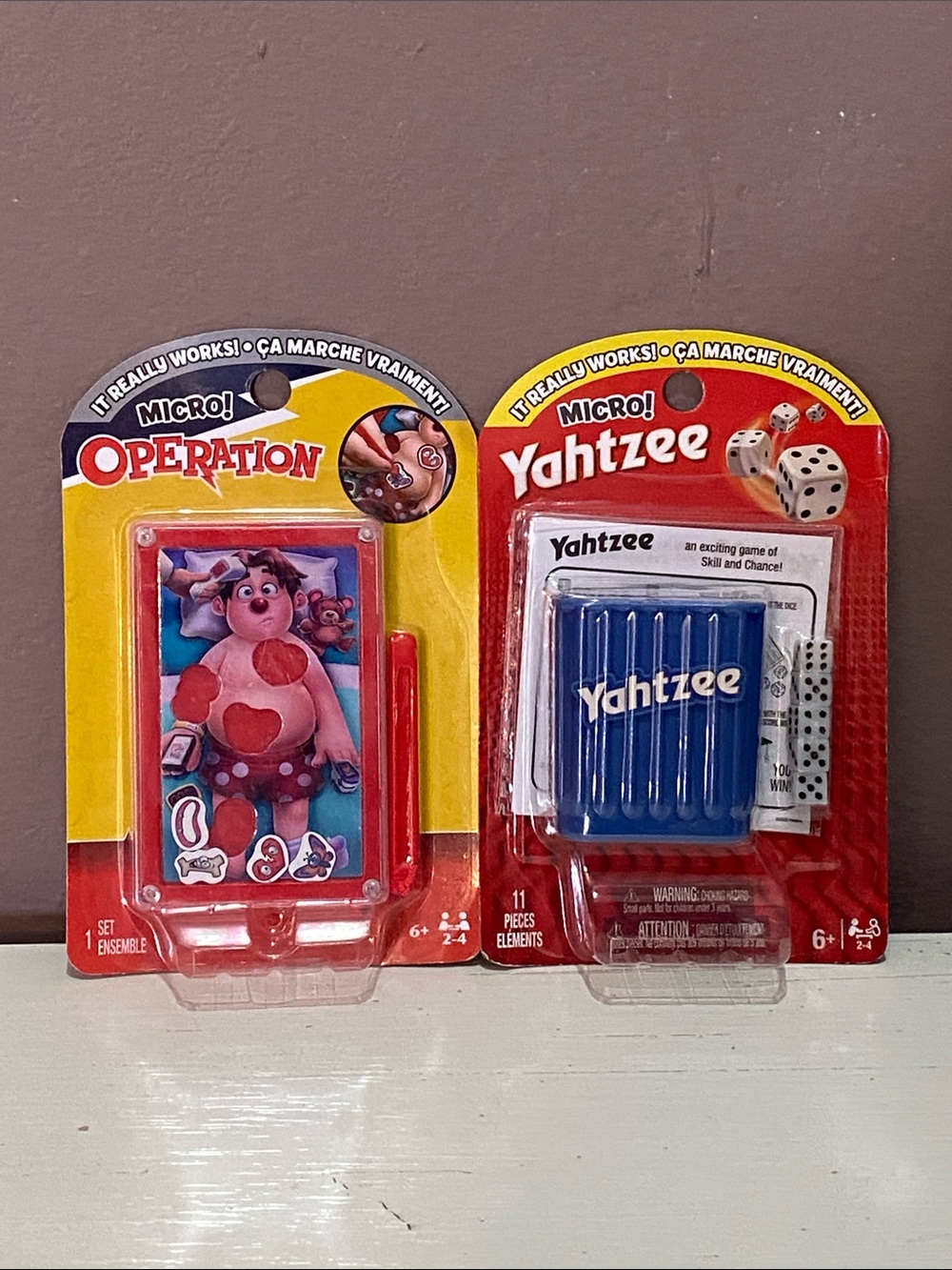 Micro! Operation & Micro! Yahtzee Game Set